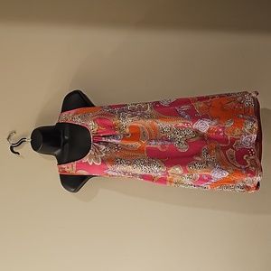 (Size M) ND Intimates Pink Floral Nightgown